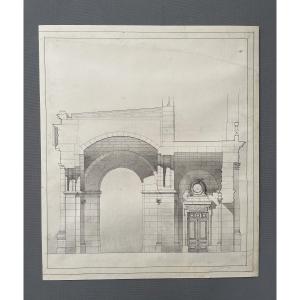 Dessin d'architecture, XIXe