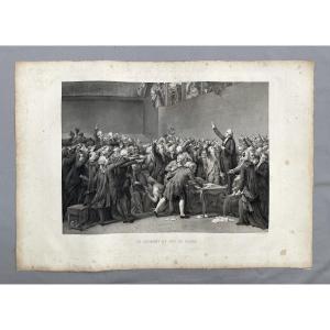 Le Serment Du Jeu De Paume, Engraving By Morse After Coudere