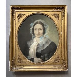 Portrait Of A Woman, Pastel