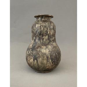 Vase coloquinte en grès émaillé
