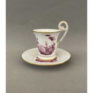 Richard Ginori, Porcelain Cup And Saucer