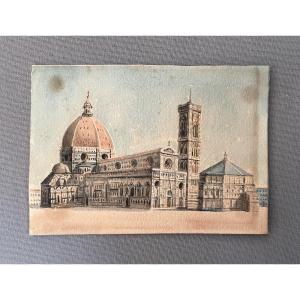 The Cathedral Of Santa Maria Del Fiore, Watercolor