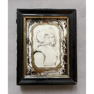 Portrait d'ecclésiastique, dessin à la plume, XIXe ou avant