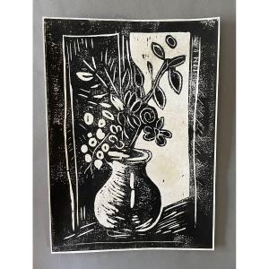 Nature morte, pochoir