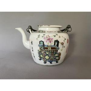 Théière en porcelaine, Chine, fin XIXe