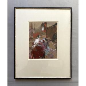Abstraction, Mixed Media, Signature To Be Identified
