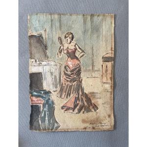 Henry Somm, loge de café concert