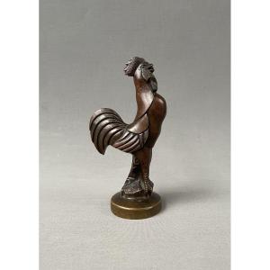 Art Déco Bronze Rooster—a Mascot?