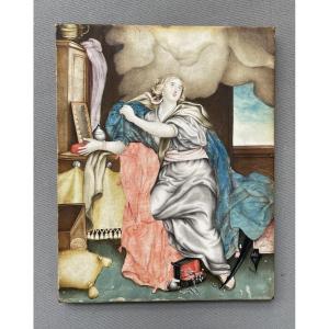 Mary Magdalene, Painting On Vellum