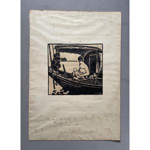 Francesco Dal Pozzo, Bangkok, Woodcut