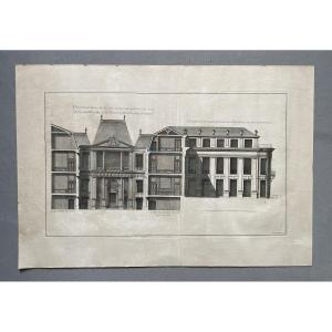 Jean MARIETTE, architecture, gravure XVIIIe