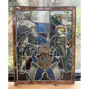 Renaissance-style Stained-glass Window, 19th Century Or Earlier