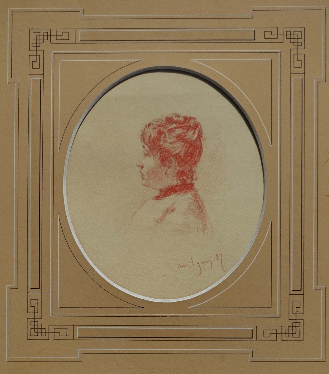 Amédée Lynen 1887 - Little Belgian Master - Profile At La Sanguine-photo-2