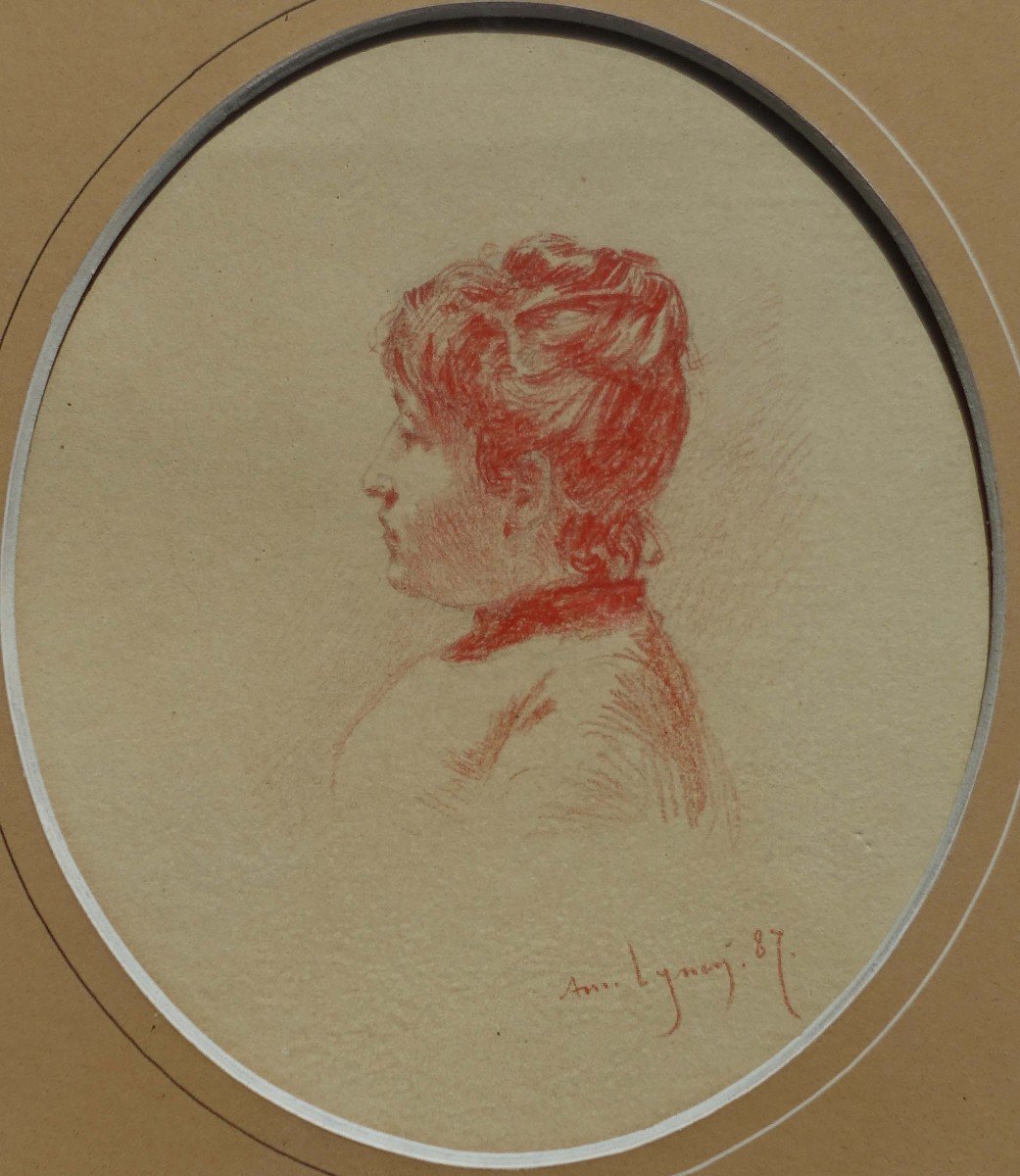 Amédée Lynen 1887 - Little Belgian Master - Profile At La Sanguine-photo-3