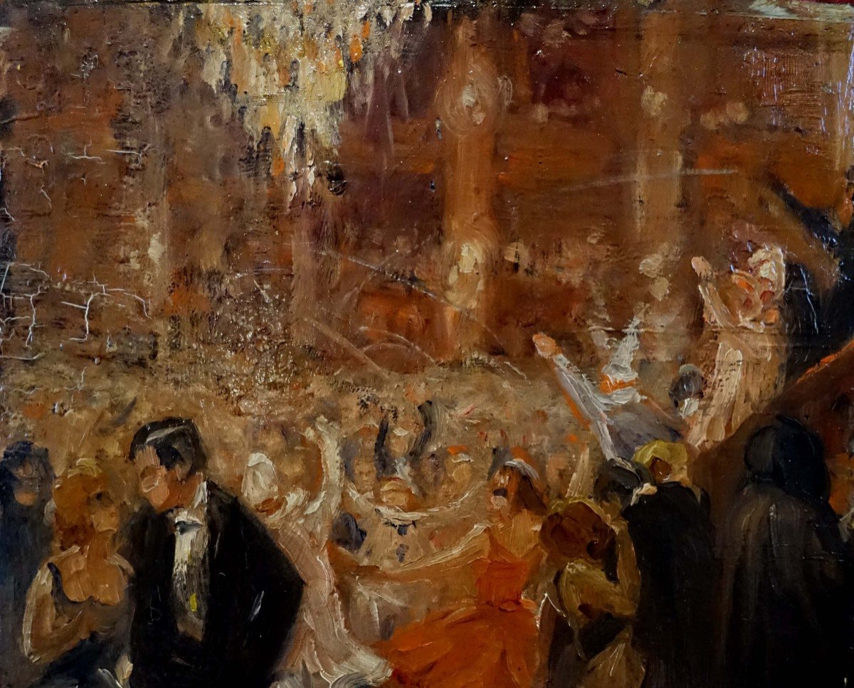 Frantz Charlet (1862-1928) - Le Bal Masqu&eacute; 1920 --photo-3