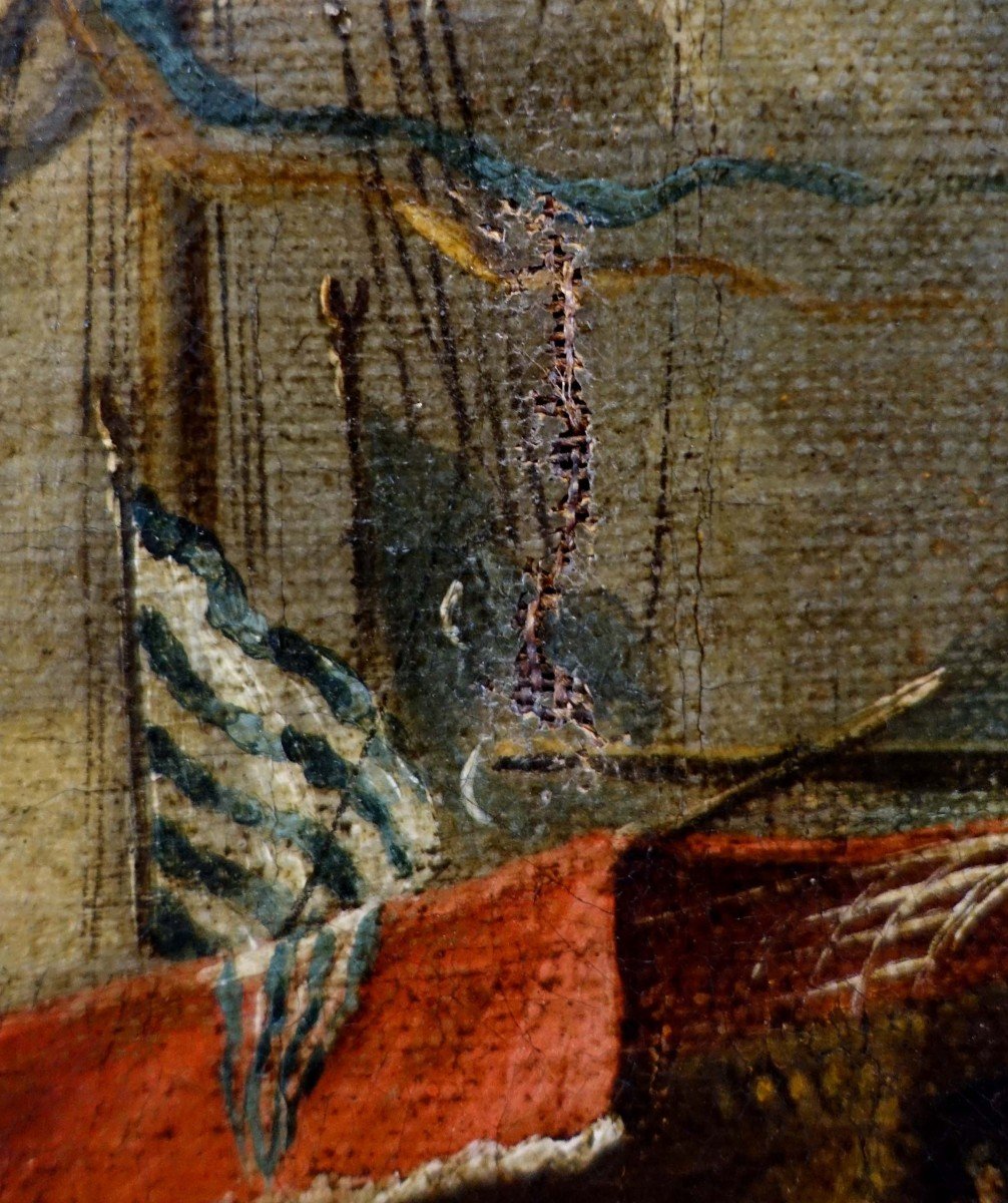 Les Gal&egrave;res Turques 1650 - Ecole Hollandaise Du XVII&egrave;me Si&egrave;cle --photo-6