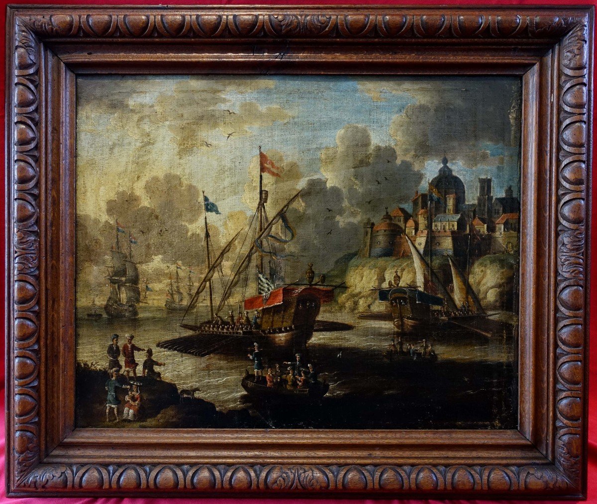 Les Gal&egrave;res Turques 1650 - Ecole Hollandaise Du XVII&egrave;me Si&egrave;cle -