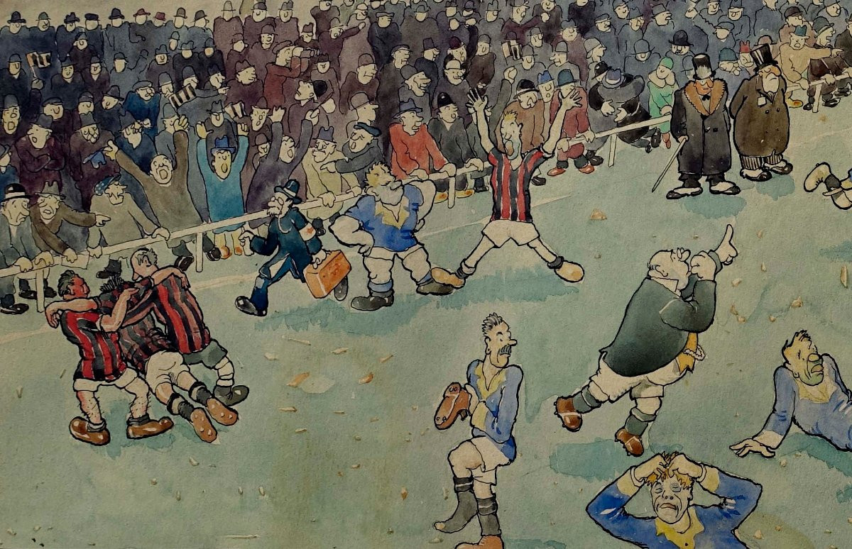 Le Match De Football 1930 – J. Ancia --photo-2