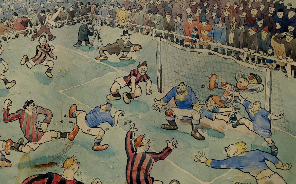 Le Match De Football 1930 – J. Ancia --photo-3