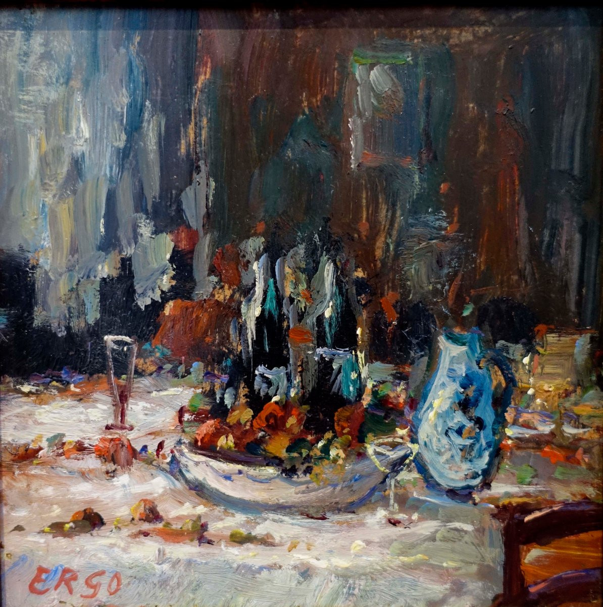 Ronald Ergo (1936-2024) - La Table  - Composition --photo-2