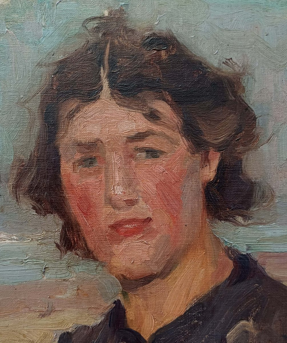 Richard Heintz (1871-1929) - Woman Of The Seaside 1900 --photo-4