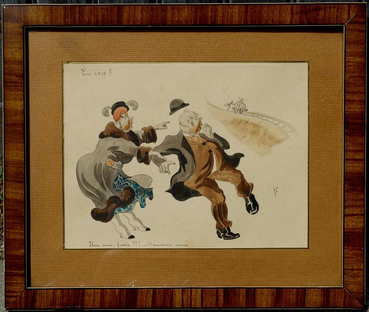 René De Pauw (1887-1946) - Let's Save Ourselves! 1915 -