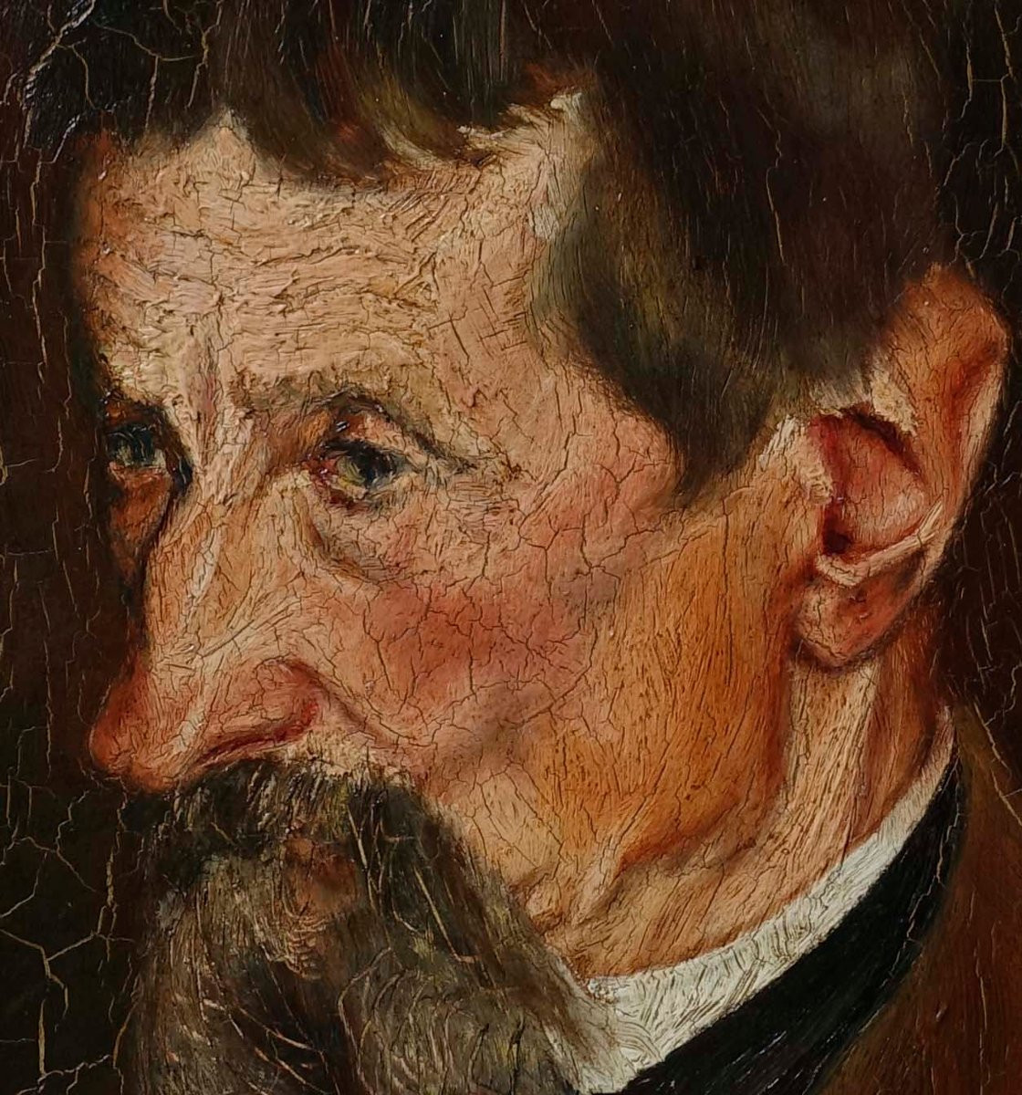 Petit Portrait 1910 - Signé Bernard --photo-4