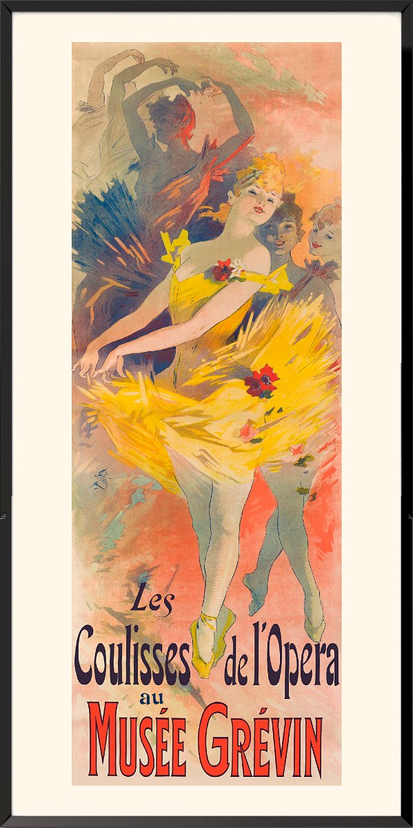 Lucien Berthault - Ballerines 1895 - D'Après Cheret - -photo-8