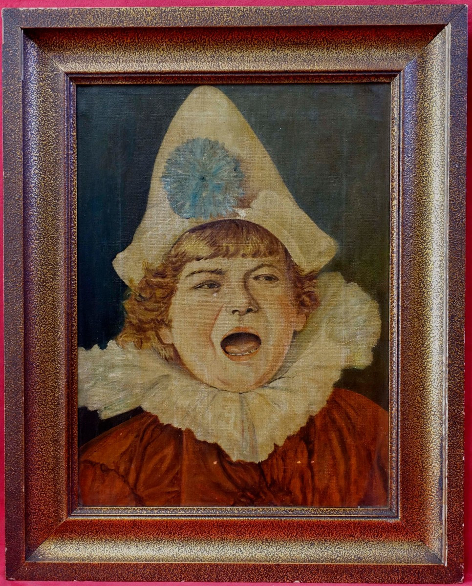 Pierrot 1910 - Peintre à Identifier -