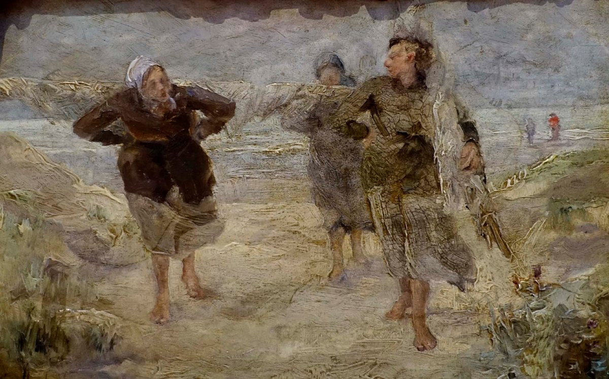 L&eacute;onie Arden (1860-1904) - Les Ramasseuses 1885 --photo-3