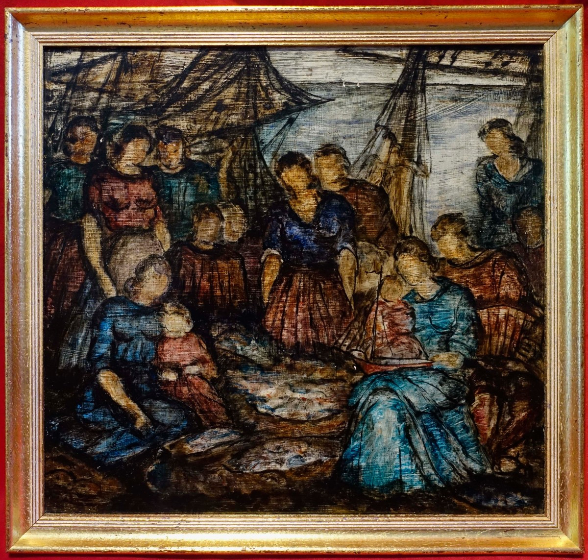 Alfons Blomme (1889-1979) - Market Gardening 1950 -