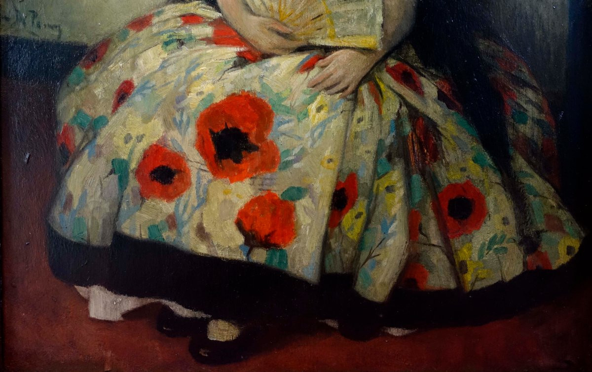 René De Pauw (1887-1946) - La Petite Andalouse 1920 --photo-4