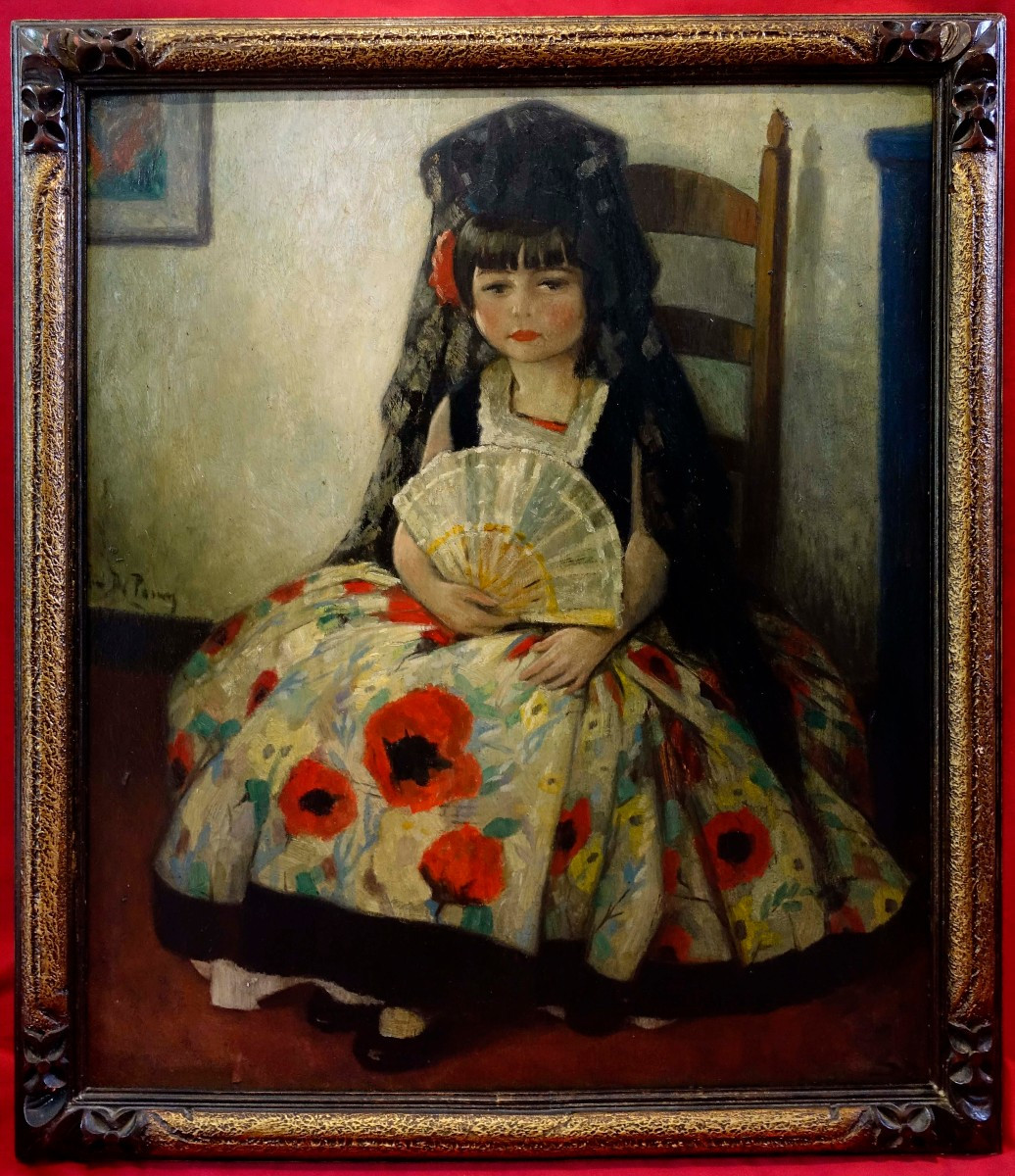 René De Pauw (1887-1946) - La Petite Andalouse 1920 -
