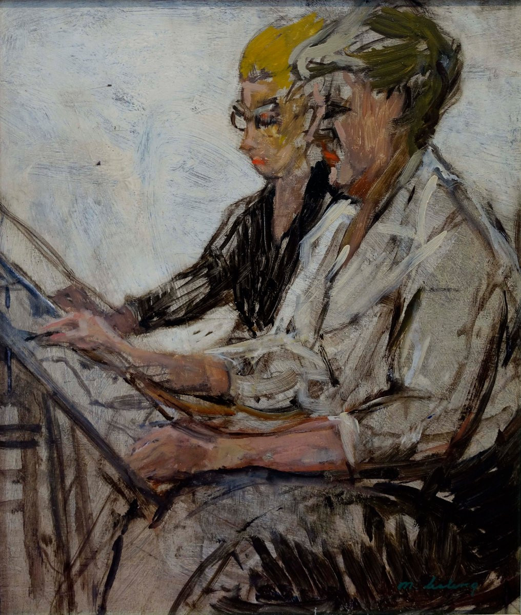 Maurice Leclercq (1919-2014) - At The Workshop 1955 --photo-4