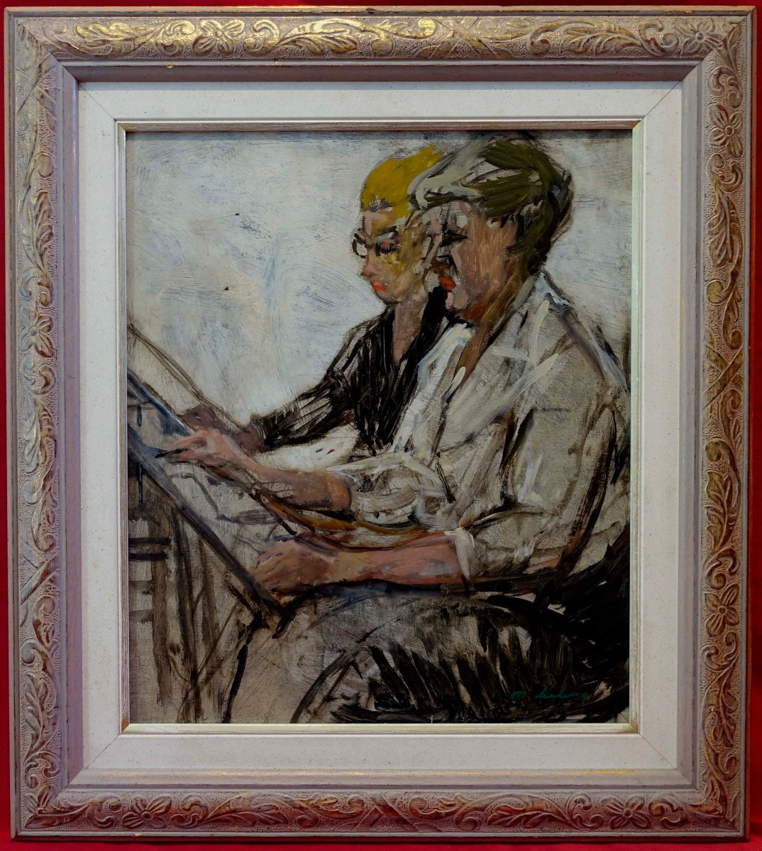 Maurice Leclercq (1919-2014) - At The Workshop 1955 -