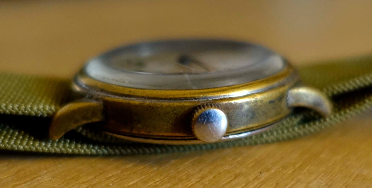 Storz 1943 - Rare Montre Militaire Allemande WW2 --photo-4