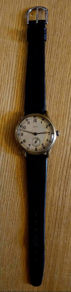 Storz 1943 - Rare Montre Militaire Allemande WW2 --photo-8
