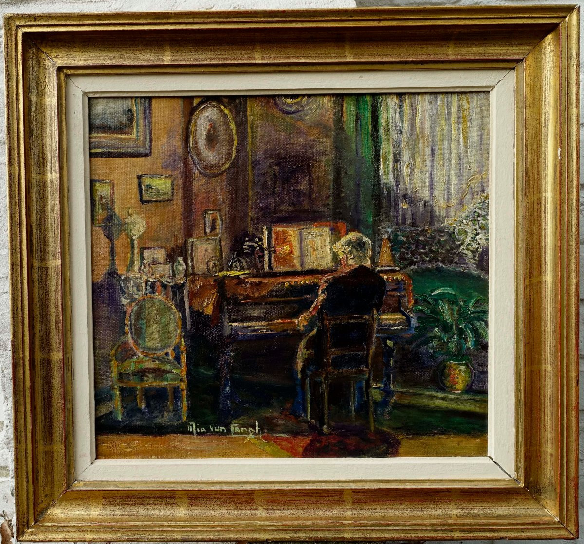 Pianiste au Salon 1935 - Mia Van Cangh --photo-4