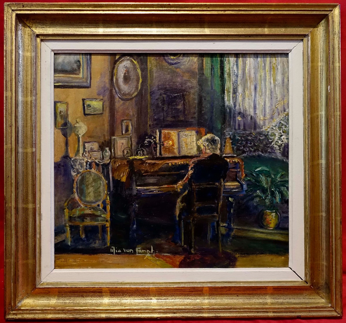 Pianiste au Salon 1935 - Mia Van Cangh -