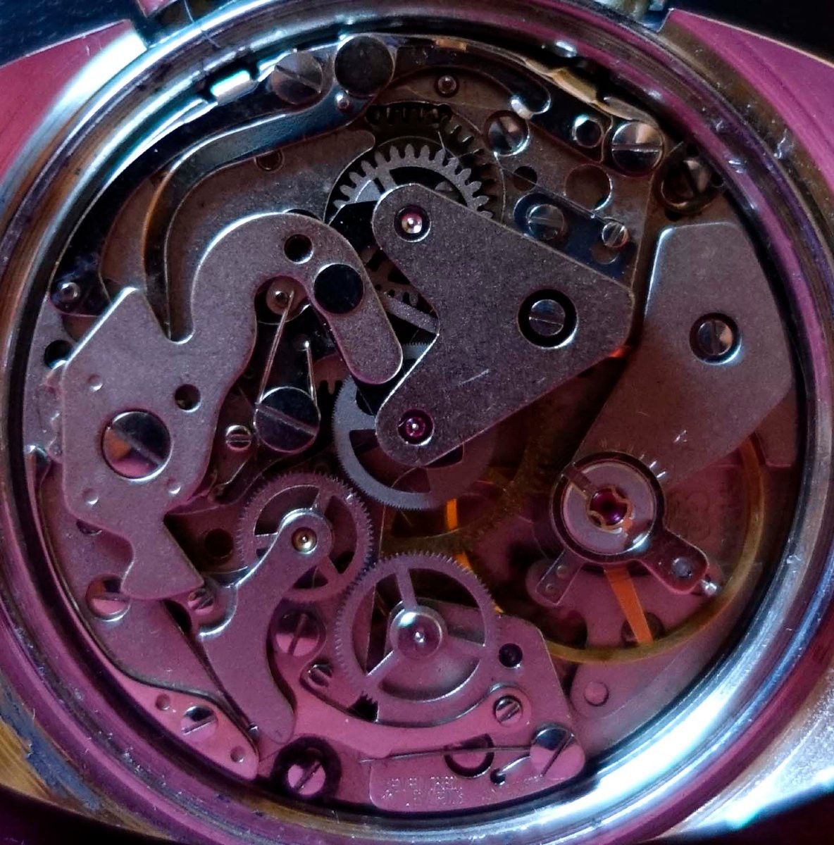 Chrono Sandoz 1970 - Valjoux 7733 - Cadran Surf Board --photo-3