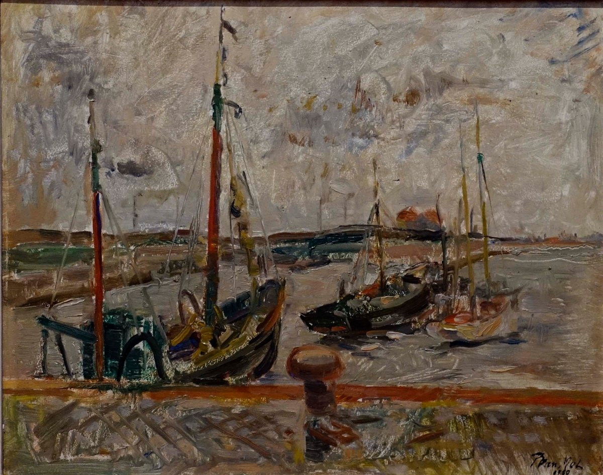 Pieter Van Mol (1906-1988) - Bretagne 1950 --photo-2