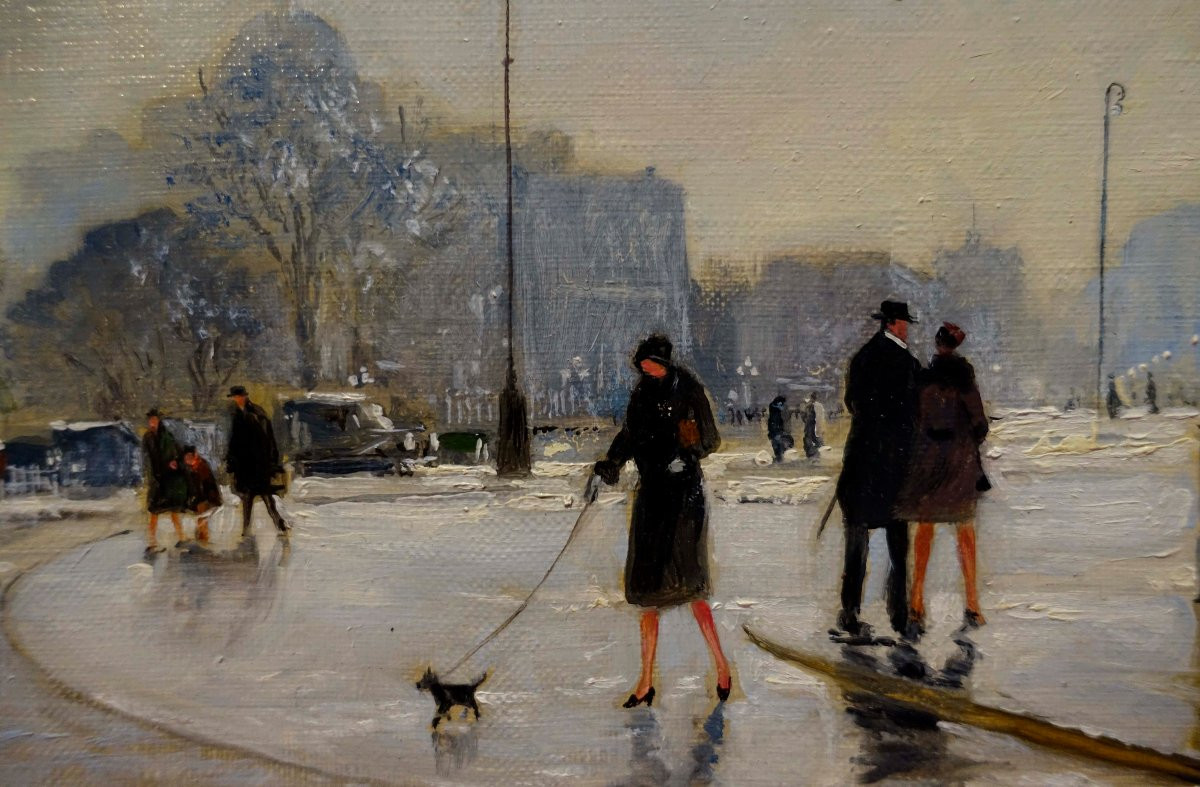 Paris -  Hiver 1950 --photo-4