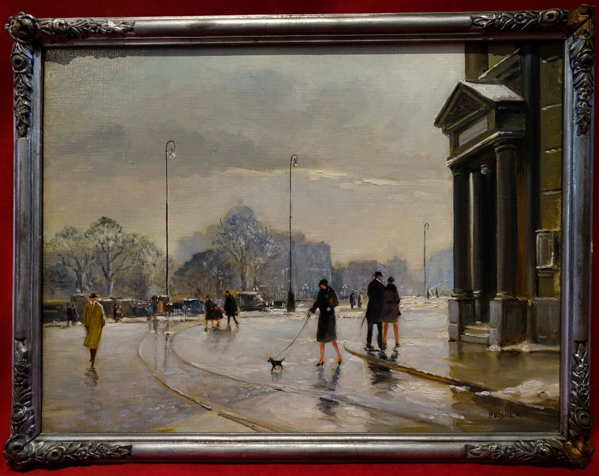 Paris -  Hiver 1950 --photo-3