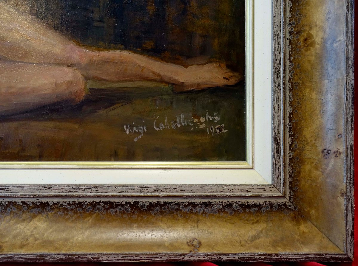 Virgi Cokelberghs (1893-1967) - Nude 1952 - -photo-4