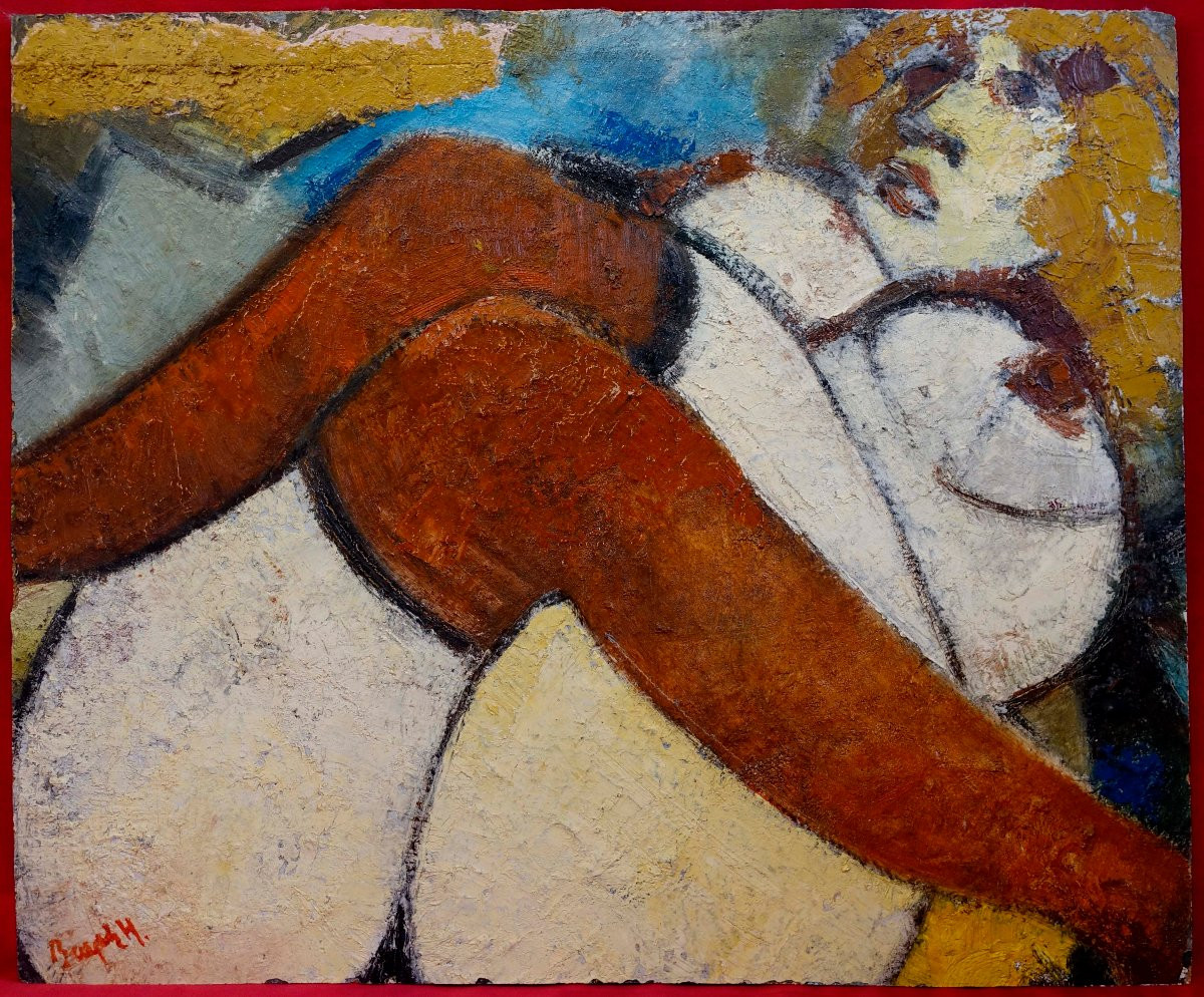 Harry Buyck (1928-2017) - Reclining Nude 1960 - -photo-2