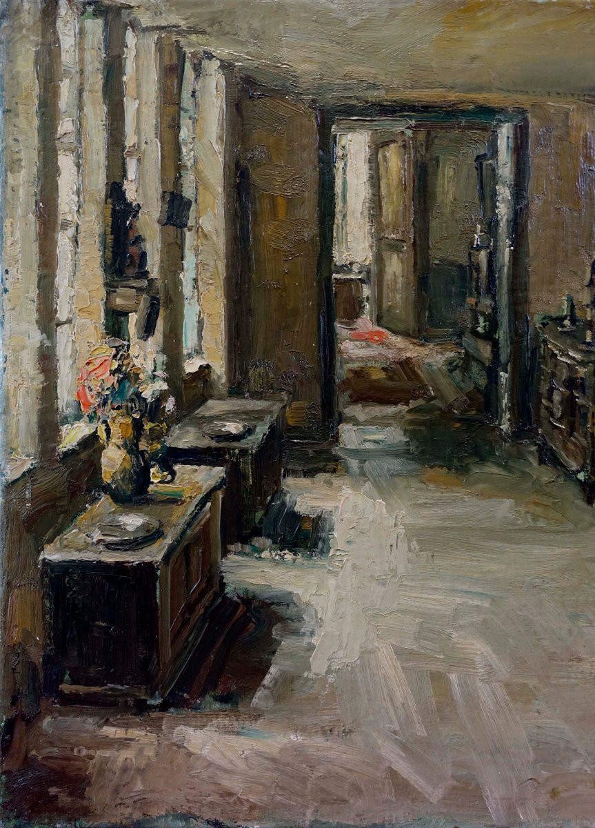 Albert De Vadder (1915-1976) - Interior --photo-3
