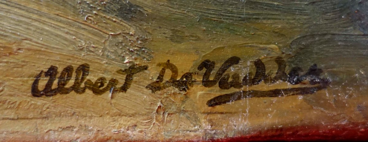 Albert De Vadder (1915-1976) - Interior --photo-1