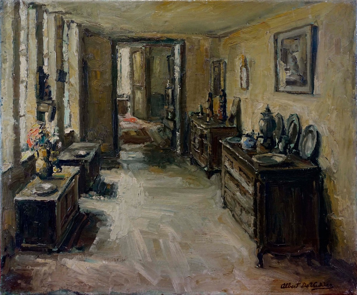 Albert De Vadder (1915-1976) - Interior -