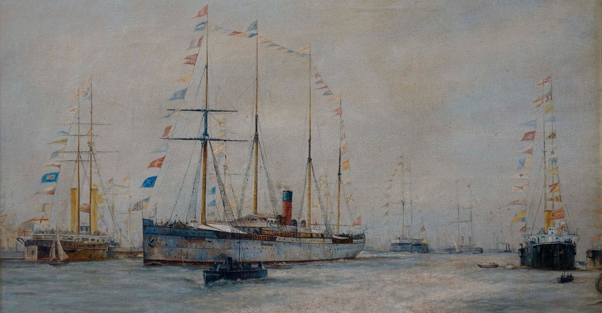 Revue Navale &agrave; Spithead - Jubil&eacute;e de la Reine Victoria --photo-3