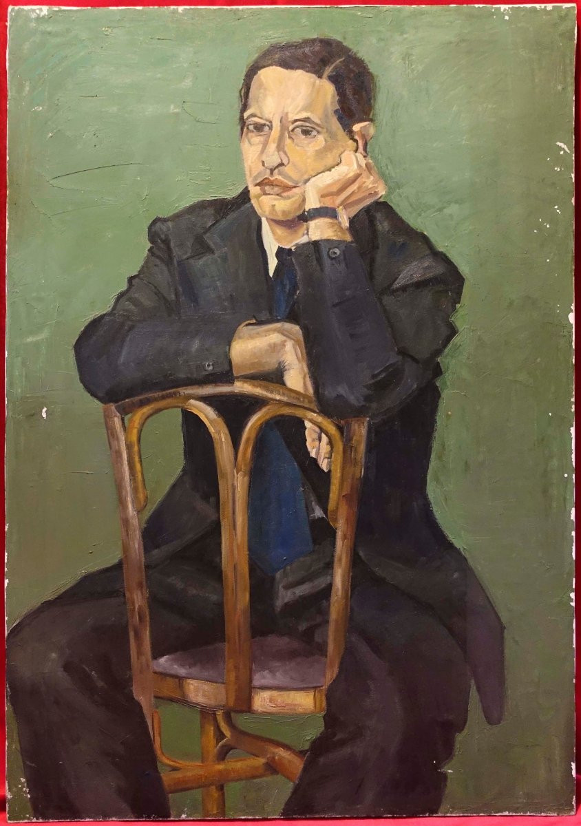 Ecole Italienne 1966 - Grand Portrait --photo-2